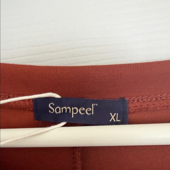 Smythe Rust Long-Sleeve Shift Dress - Picture 2 of 3